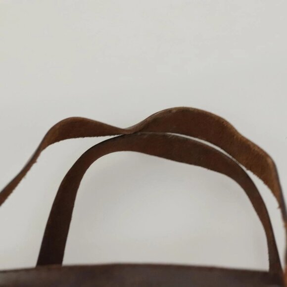 FENDI Zucca Canvas Hand Bag Black Brown Auth - Picture 8 of 15